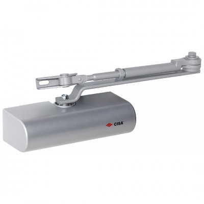 Cisa Μηχανισμός Επαναφοράς Θυρών (Σούστα) C1416 Ασημί