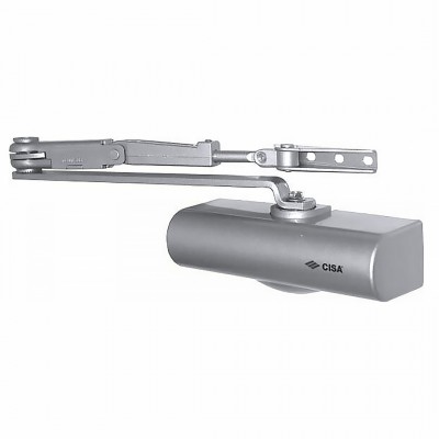 Cisa Μηχανισμός Επαναφοράς Θυρών (Σούστα) C1416 Ασημί