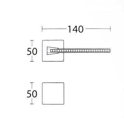 Πόμολα πόρτας (2τεμάχια Ζεύγος) Convex χειρολαβή με ροζέτα 1125-S05 σε Ματ Νίκελ