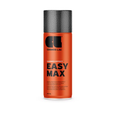 Σπρέι Βαφής Σφυρήλατο Ανθρακί Hammer Effect 400ml Cosmos Lac Easy Max No952