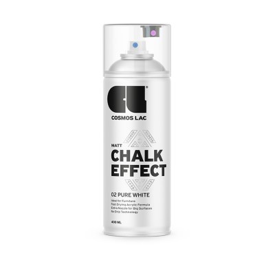 Χρώμα Κιμωλίας σε Σπρευ Chalk Effect 400ml Pure White No02