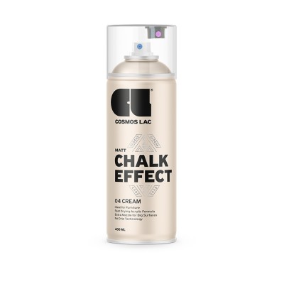 Χρώμα Κιμωλίας σε Σπρευ Chalk Effect 400ml cream No04