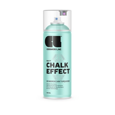 Χρώμα Κιμωλίας σε Σπρευ Chalk Effect 400ml moroccan turquoise No09