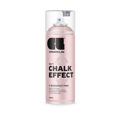 Χρώμα Κιμωλίας σε Σπρευ Chalk Effect 400ml budapest pink No11