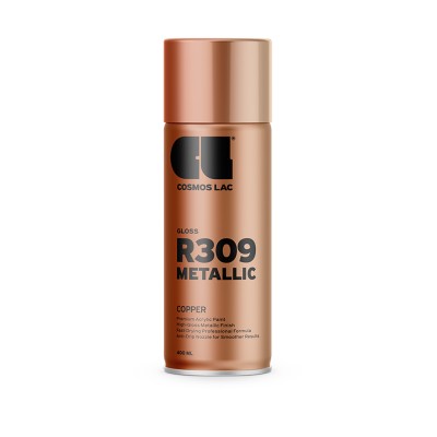 Σπρέι Βαφής BRIGHT COPPER Premium Acrylic 400ml - Cosmos Lac (N309)