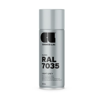 Σπρέι COSMOS LAC LIGHT ΓΚΡΙ RAL7035-Νo319 400ml