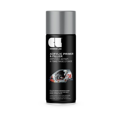 Ακρυλικό Αστάρι & Γεμιστικός Στόκος 400ml Γκρι CosmosLAc Νo.342