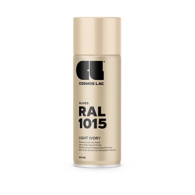 Ακρυλικό Σπρέυ Βαφής COSMOS LAC Ral1015 Light Ivory  347 400ml