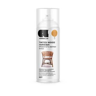 Βερνίκι Ξύλου Χρωματιστό N607 COSMOS LAC Teak Varnish 400ml