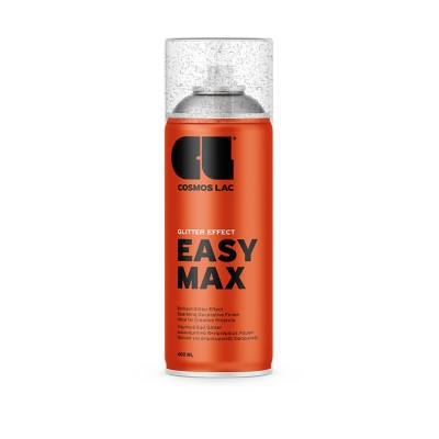 Σπρέι Glitter Cosmolac - SILVER 910 Easy Max 400ml 