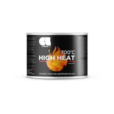 Χρώμα Υψηλής Θερμοκρασίας 700°C 175ml 351 Μαύρο CosmosLac High Heat