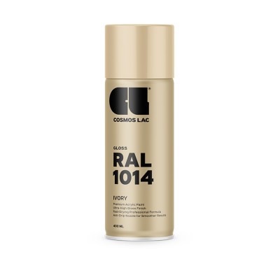 Σπρέι COSMOS LAC GLOSS IVORY 302 RAL1014 400ml