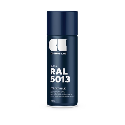 Ακρυλικό Σπρέυ Βαφής COSMOS LAC 413 Ral5013 GLOSS COBALT BLUE 400ml