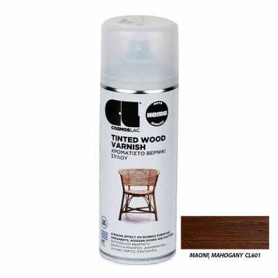Βερνίκι Ξύλου Χρωματιστό N601 COSMOS LAC Mahogany Varnish 400ml