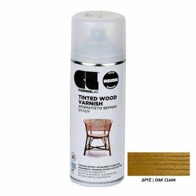Βερνίκι Ξύλου Χρωματιστό N604 COSMOS LAC Oak Varnish 400ml
