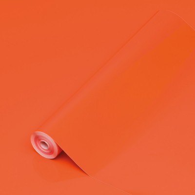 Αυτοκόλλητη διακοσμητική μεμβράνη Πλάτος 45cm dc-fix Uni Lack/Glossy (Γυαλιστερά) 200-2879 Orange Πώληση Ανά Μέτρο