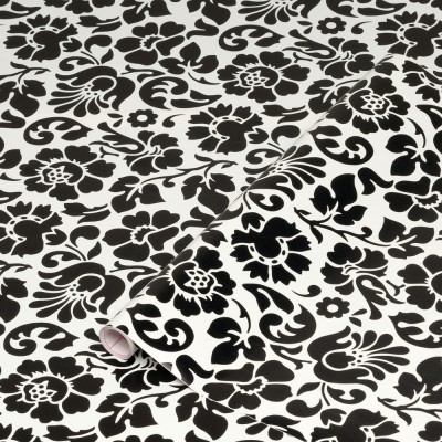 Αυτοκόλλητη διακοσμητική μεμβράνη Πλάτος 45cm dc-fix Décor 200-3098 Barock black Πώληση Ανά Μέτρο