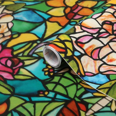 Αυτοκόλλητη διακοσμητική μεμβράνη Τζαμιού Πλάτος 45cm dc-fix Transparent (Διαφάνειες) 200-3231 Tulia Πώληση Ανά Μέτρο