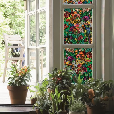 Αυτοκόλλητη διακοσμητική μεμβράνη Τζαμιού Πλάτος 45cm dc-fix Transparent (Διαφάνειες) 200-3231 Tulia Πώληση Ανά Μέτρο