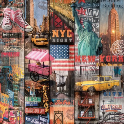 Αυτοκόλλητη διακοσμητική μεμβράνη Πλάτος 45cm dc-fix Décor 200-3234 Manhattan Πώληση Ανά Μέτρο