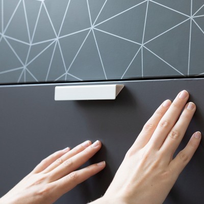 Αυτοκόλλητη διακοσμητική μεμβράνη Πλάτος 45cm dc-fix Uni Matt (Ματ) 200-3245 Anthrazit Πώληση Ανά Μέτρο