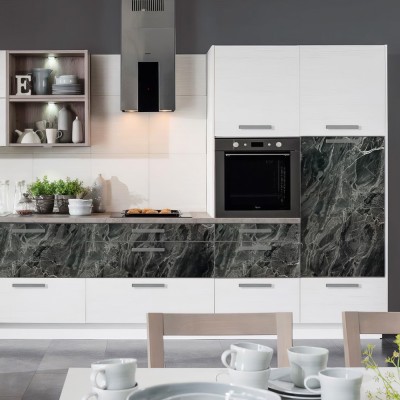 Αυτοκόλλητη διακοσμητική μεμβράνη Πλάτος 45cm dc-fix Marble-Stone (Μάρμαρα-Πέτρες) 200-3247 Romeo silver Πώληση Ανά Μέτρο