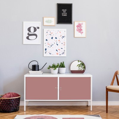 Αυτοκόλλητη διακοσμητική μεμβράνη Πλάτος 45cm dc-fix Uni Matt (Ματ) 200-3260 Ash Rose Πώληση Ανά Μέτρο