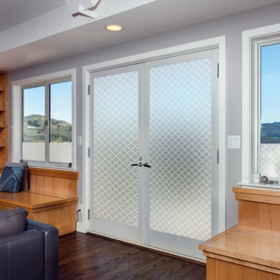 Αυτοκόλλητη διακοσμητική μεμβράνη Τζαμιού Πλάτος 45cm dc-fix Transparent (Διαφάνειες) 200-3266 Tulia Πώληση Ανά Μέτρο