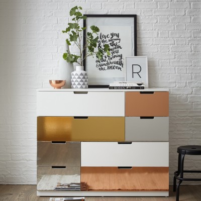 Αυτοκόλλητη διακοσμητική μεμβράνη Πλάτος 45cm dc-fix Metallicfolie (Μεταλλικά) 201-4528 Hochglanz Gold Πώληση Ανά Μέτρο