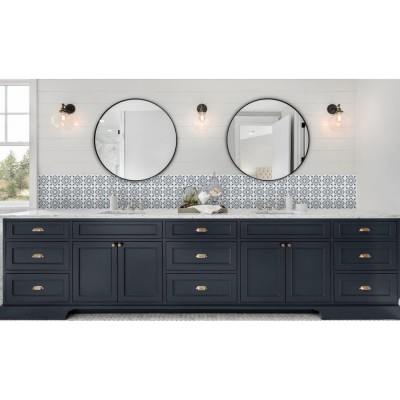 Αυτοκόλλητο Πλακάκι Τοίχου από Βινυλίο Jamila Γκρι 15.25x15.25cm Πακέτο 6 Τεμαχίων DC-Fix 270-3100