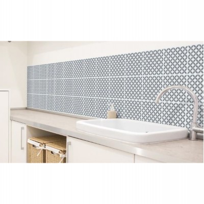 Αυτοκόλλητο Πλακάκι Τοίχου από Βινυλίο Amira Γκρι 15.25x15.25cm Πακέτο 6 Τεμαχίων DC-Fix 270-3112