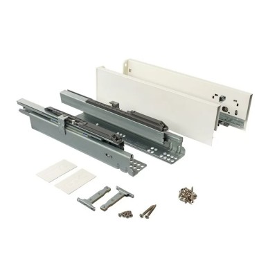 Συστήματα Συρταριών Διπλού Τοιχώματος με Φρένο DTC MAGIC-STAR PLUS M ύψος 8.8cm και βάθος 50cm Λευκό HD11500A17XE29