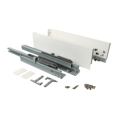 Συστήματα Συρταριών Διπλού Τοιχώματος με Φρένο DTC MAGIC-STAR PLUS K ύψος 12.6cm και βάθος 50cm Λευκό HD12500A17XE29