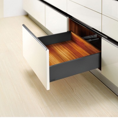 Συστήματα Συρταριών Διπλού Τοιχώματος με Φρένο DTC MAGIC-STAR PLUS K ύψος 12.6cm και βάθος 50cm Aνθρακί HD12500A17XE30