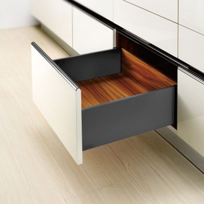 Συστήματα Συρταριών Διπλού Τοιχώματος με Φρένο DTC MAGIC-STAR PLUS C ύψος 17.4cm και βάθος 50cm Aνθρακί HD13500A17NE30