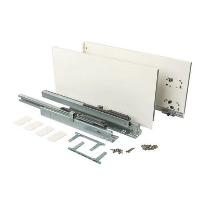 Συστήματα Συρταριών Διπλού Τοιχώματος με Φρένο DTC MAGIC-STAR PLUS F ύψος 23.8cm και βάθος 50cm Λευκό HD14500A17NE29