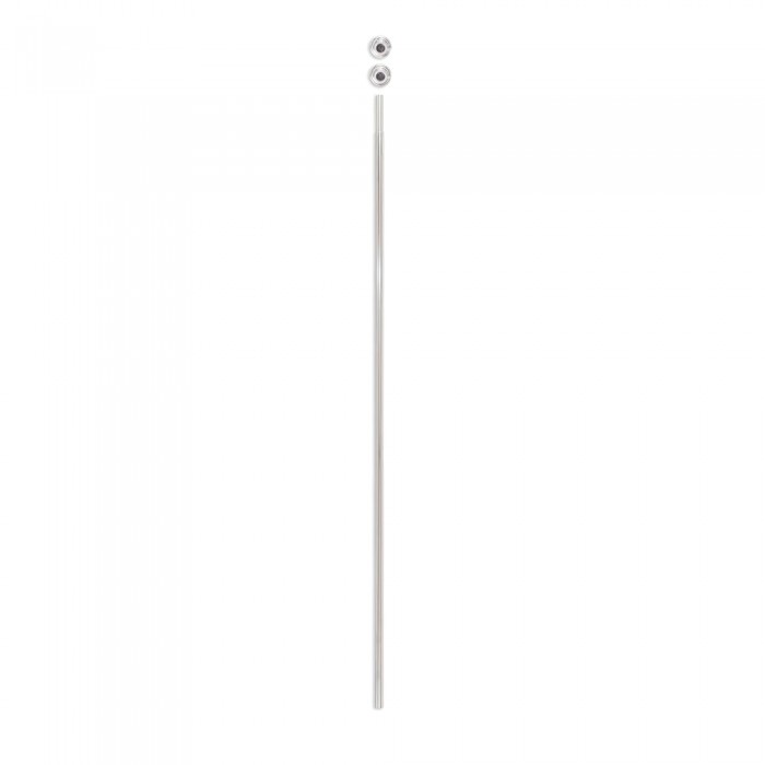 Σωλήνα Στερέωσης Κουρτίνας Μπανιου Ø20mm 120-220cm Χρωμέ Rainbow 03314.001
