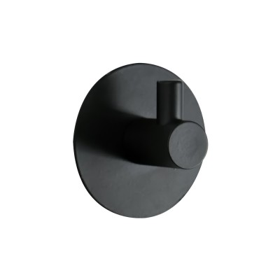 Άγκιστρο Μπανιου Στρογγυλό 5 cm Μαύρο Spirella METI 05241.001