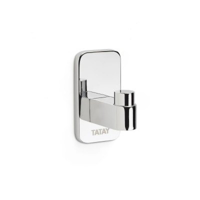 Άγκιστρο Μπανιου Μονό Μεταλλικό Χρωμέ Tatay SLIM 06640.001
