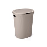 Καλάθι Απλύτων Επιδαπέδιο Πλαστικό 41x33x50 cm 40lt Μπέζ Tatay BAOBAB 06721.003