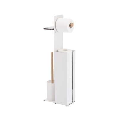 Stand Χαρτοθήκη & Πιγκάλ Μεταλλικό 22,1x12,2x66,5 cm Λευκό Spirella YONI 07490.002