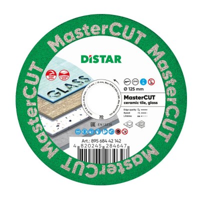 Διαμαντόδισκος Πορσελάνης 125x1.0x15x22.23mm Distar Mastercut 89568442142