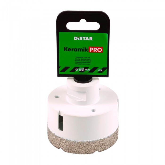 Διαμαντοτρύπανο Τροχών Ξηρής Κοπής 68x35mm M14 Distar Keramik Pro 87015424064