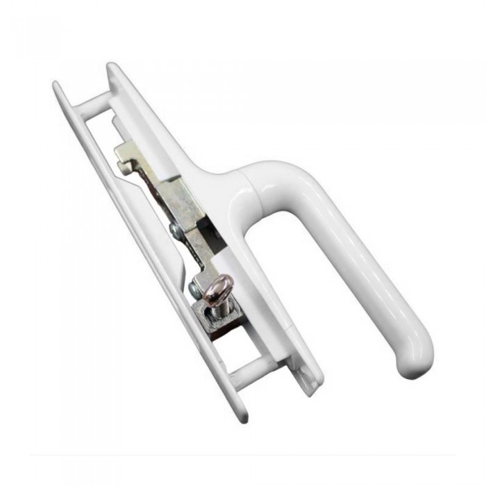 Κλειδαριά Συρόμενων Θυρών Αλουμινίου Λευκή DOMUS DSL790NL