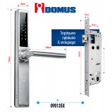 Ηλεκτρονική Κλειδαριά με Πληκτρολόγιο για Ξενοδοχεία & Airbnb με σώμα 35mm και Τετράγωνο Πρόσωπο & Αντίκρισμα iDomus 090135X