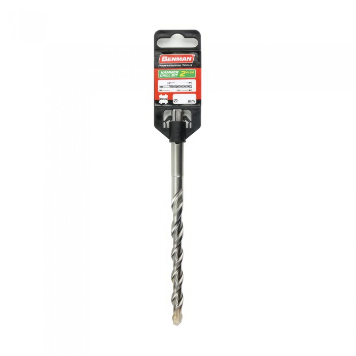 Διαμαντοτρύπανο Δίκοπο με Υποδοχή SDS Plus 6mm x 160mm Benman 74403