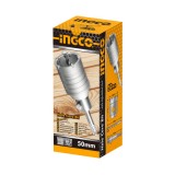 Διαμαντοκορώνα - Ποτηροτρύπανο με υποδοχή SDS Plus με Διάμετρο Ø50 για Μπετό, Τούβλο και Πλακάκι Ingco HCB0501