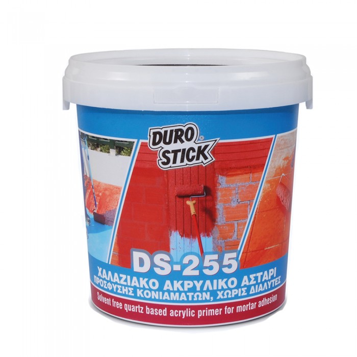 Xαλαζιακό Ακρυλικό Αστάρι Πρόσφυσης Κονιαμάτων, χωρίς Διαλύτες 1kg Durostick DS-255