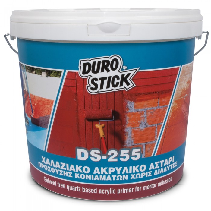 Xαλαζιακό Ακρυλικό Αστάρι Πρόσφυσης Κονιαμάτων, χωρίς Διαλύτες 5kg Durostick DS-255