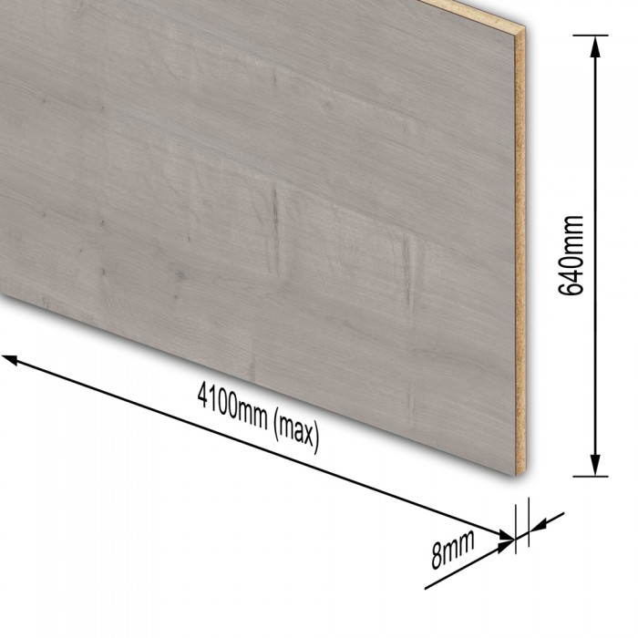 Πλάτη Επένδυσης Κουζίνας Egger H3730-ST10 Natural Hickory Διαστάσεων 4.10m Μήκος X 64cm Πλάτος X 0.8cm Πάχος